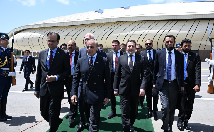 Pakistanın Baş naziri Məhəmməd Şahbaz Şərifin Azərbaycana səfəri başa çatıb