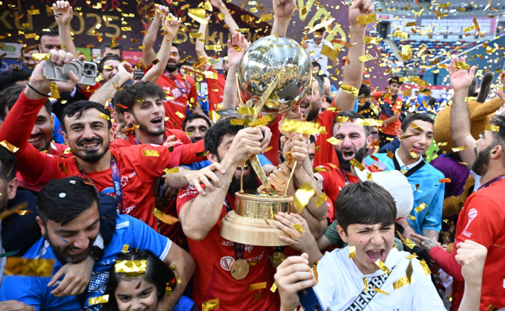 Minifutbol üzrə dünya çempionu olan Azərbaycan millisi mükafatlandırılıb
