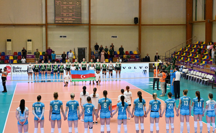 Azərbaycan voleybol millisi Avropa Qızıl Liqasında ikinci oyununu keçirib