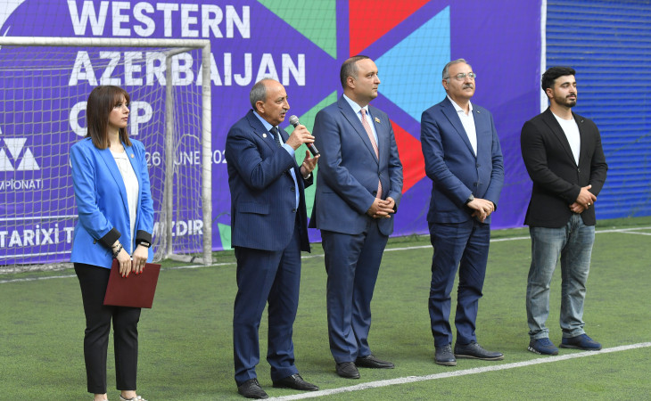 “Qərbi Azərbaycan Kuboku” uğrunda II minifutbol çempionatının açılış mərasimi keçirilib