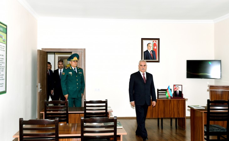 “Naxçıvan” Əlahiddə Sərhəd Diviziyasının 8-ci sərhəd zastavası üçün yeni xidmət və yaşayış kompleksi istifadəyə verilib