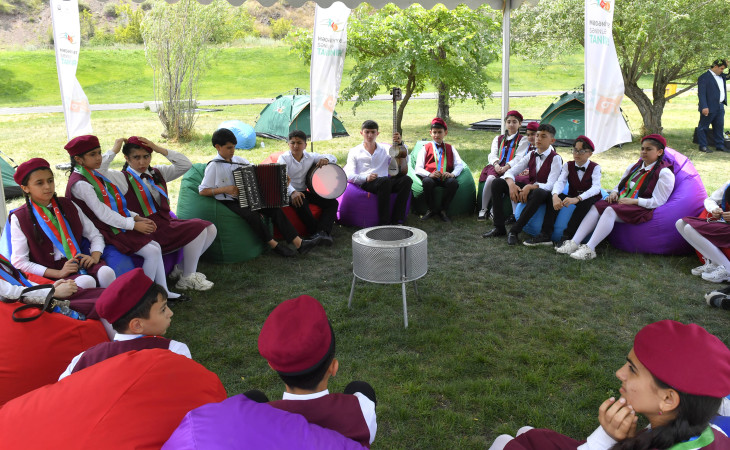 Laçında Uşaq İncəsənət Festivalının xüsusi zonası qurulub