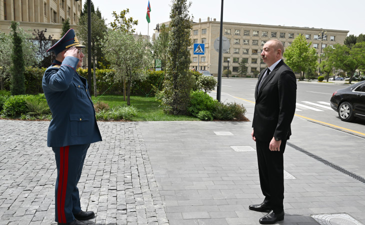 Prezident İlham Əliyev Dövlət Gömrük Komitəsinin yeni inzibati binasının açılışında iştirak edib