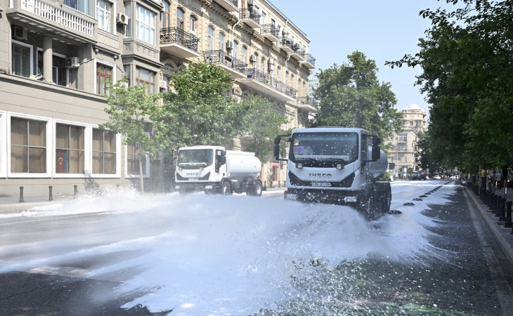 Paytaxtda növbəti dəfə genişmiqyaslı təmizlik işləri aparılıb