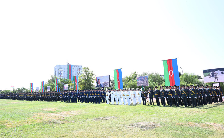 Hərbi İnstitutun və Hərbi Tibb fakültəsinin növbəti buraxılış mərasimi keçirilib