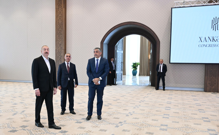 Xankəndi Konqres Mərkəzinin açılışı olub