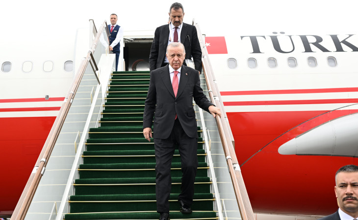 Türkiyə Prezidenti Rəcəb Tayyib Ərdoğan Azərbaycana səfərə gəlib