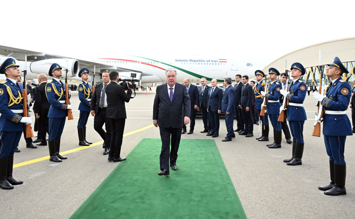 Tacikistan Prezidenti Emoməli Rəhmonun Azərbaycana səfəri başa çatıb