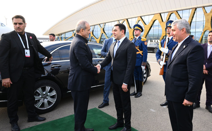 İran Prezidenti Məsud Pezeşkianın Azərbaycana səfəri başa çatıb