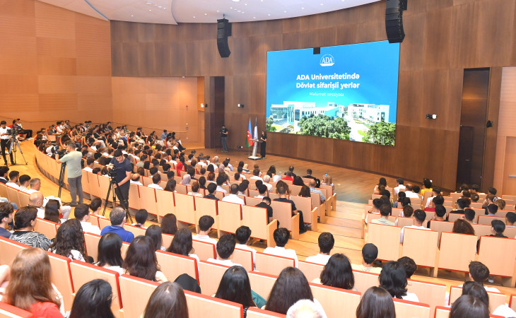 ADA Universiteti dövlət sifarişli yerlərə tələbə qəbuluna başlayır