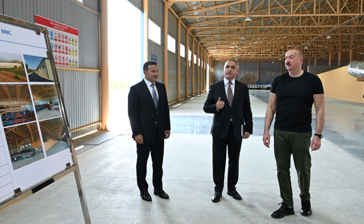 Xocalı kərpic zavodunun açılışı olub