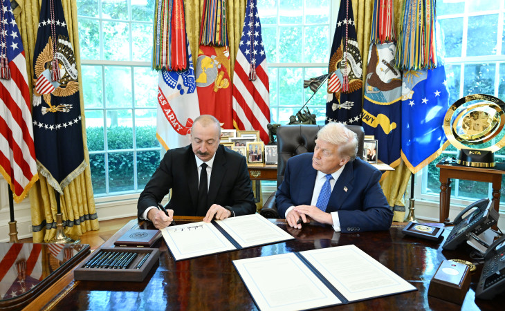 Vaşinqtonda Azərbaycan Respublikası Hökuməti ilə Amerika Birləşmiş Ştatları Hökuməti arasında Anlaşma Memorandumu imzalanıb 
