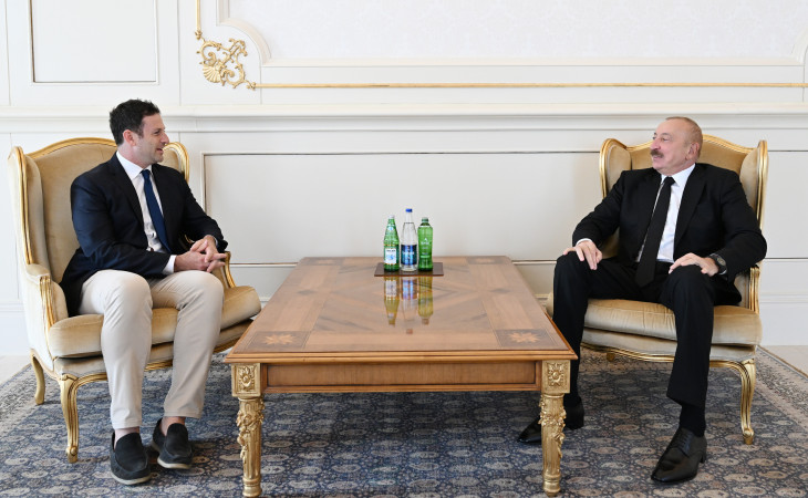 Prezident İlham Əliyev “The Goldman Sachs Group Inc.” şirkətinin qlobal məsələlər üzrə prezidentini qəbul edib