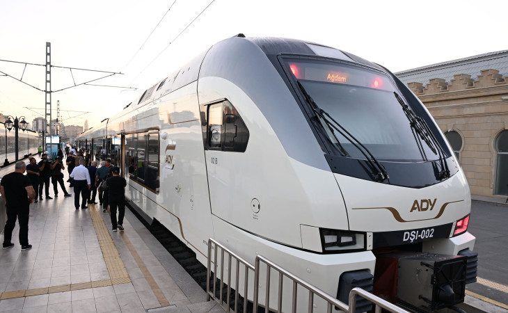 Ağdama qatarla səfərlərə start verilib