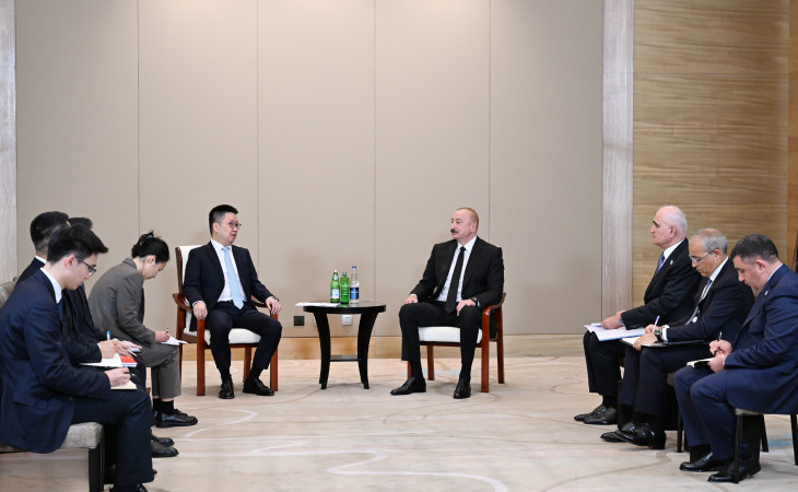 Prezident İlham Əliyev Tiencində 