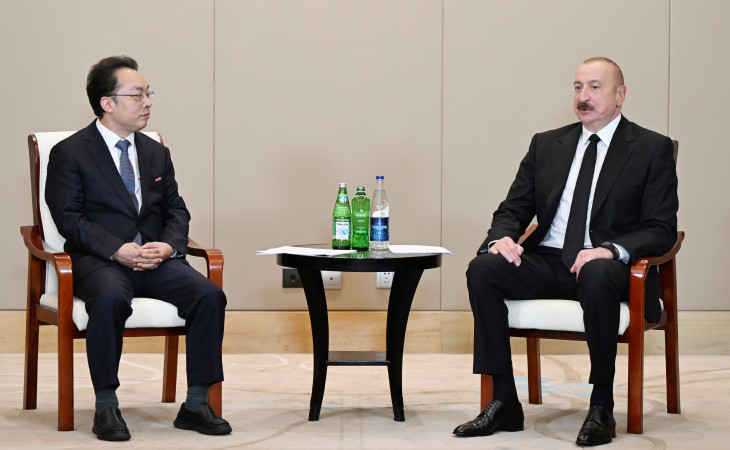 Prezident İlham Əliyev Tiencində 