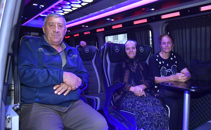 Xocalının Şuşakənd kəndinə və Xocavənd rayonunun Qırmızı bazar qəsəbəsinə köç karvanı yola salınıb