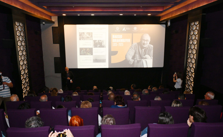Nizami Kino Mərkəzində Maqsud İbrahimbəyovun 90 illiyi münasibətilə retrospektiv film baxışı keçirilib