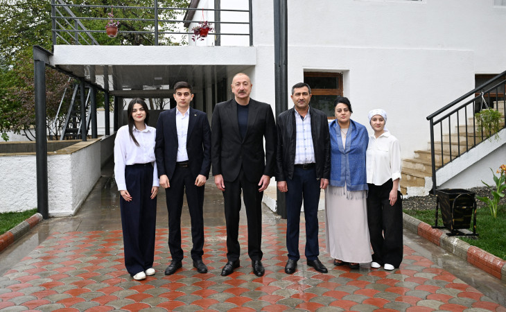 Prezident İlham Əliyev Xocavənd rayonunun Hadrut qəsəbəsində olub