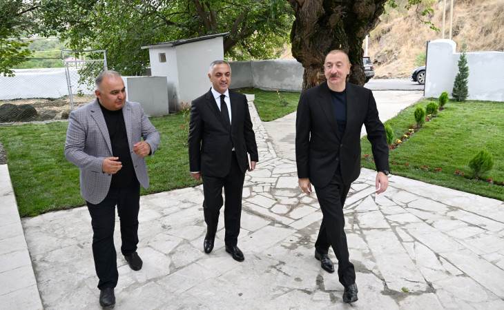 Prezident İlham Əliyev Xocalı rayonunun Şuşakənd kəndində olub