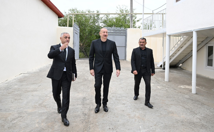 Prezident İlham Əliyev Xocalı rayonunun Seyidbəyli kəndində olub