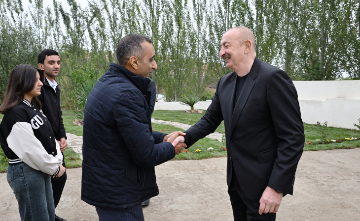 Prezident İlham Əliyev Xocalı rayonunun Daşbulaq kəndində olub