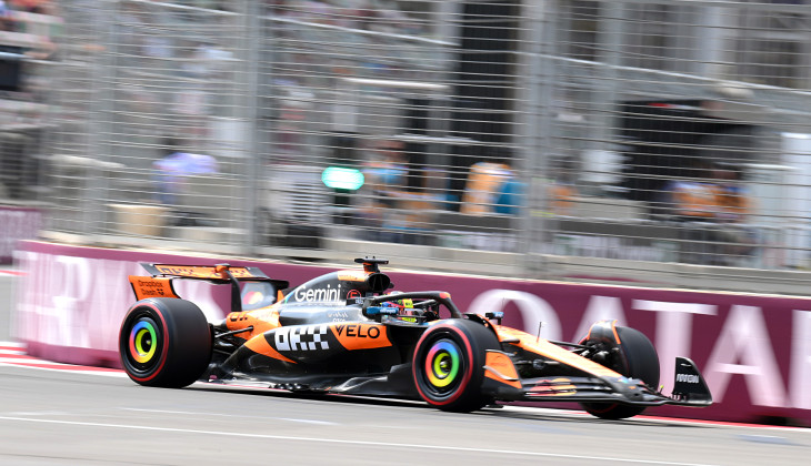 Formula 1: Lando Norris Azərbaycan Qran-Prisinin ilk sərbəst yürüşündə birinci olub