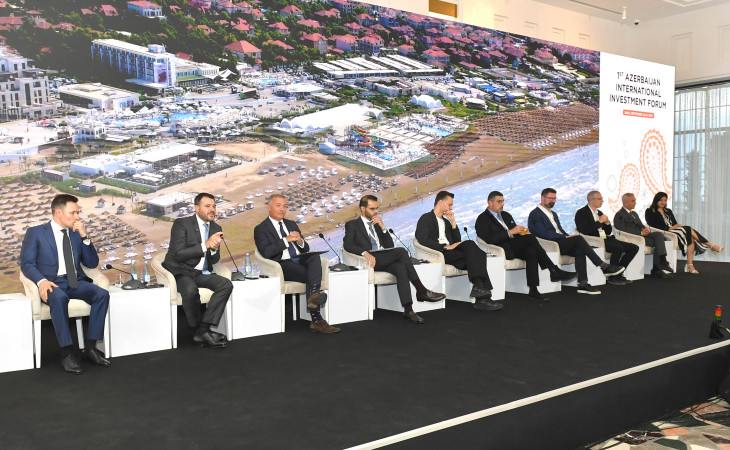Birinci Azərbaycan Beynəlxalq İnvestisiya Forumunda “Sea Breeze and Real Estate” panel sessiyası keçirilib