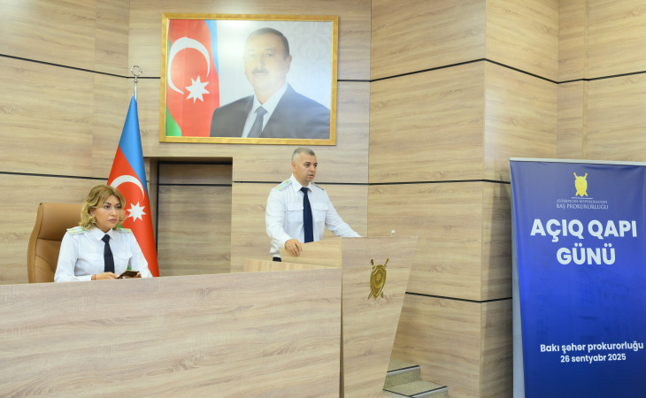 Bakı Şəhər Prokurorluğunda “Açıq qapı” günü keçirilib