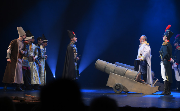 Akademik Milli Dram Teatrında “Baş” tamaşasının premyerası olub