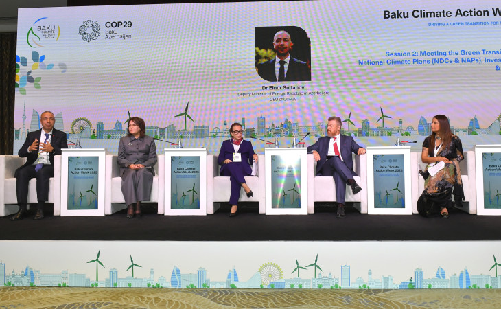 Bakı İqlim Fəaliyyəti Həftəsi çərçivəsində investisiya platformaları, iqlim və keçid planları müzakirə olunub