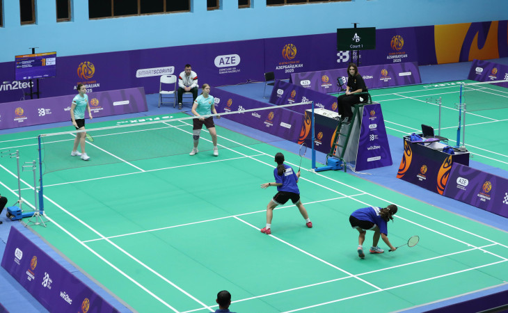 Azərbaycanın badminton millisi III MDB Oyunlarında növbəti oyununu keçirib