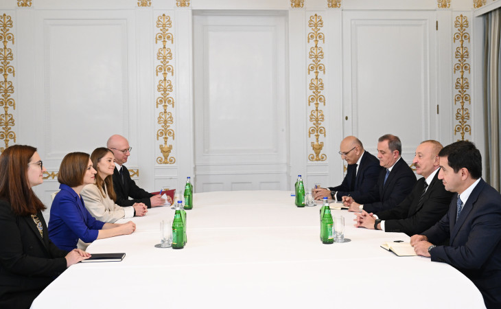 Azərbaycan Prezidenti İlham Əliyev Kopenhagendə Moldova Prezidenti ilə görüşüb