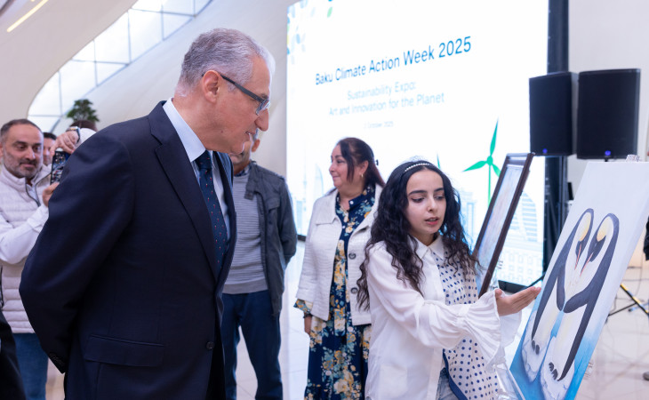 Bakı İqlim Fəaliyyəti Həftəsi çərçivəsində “Dayanıqlı Expo: Planet üçün incəsənət və innovasiya” adlı tədbir təşkil olunub