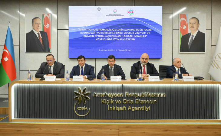 Tikinti sektoru ilə bağlı dövlət qurumlarının və sahibkarların iştirakı ilə ictimai müzakirə təşkil olunub