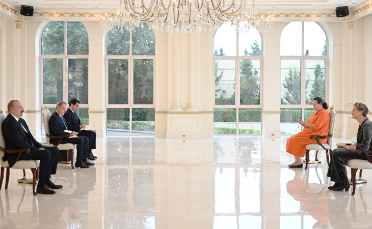 Prezident İlham Əliyev Niderlandın Azərbaycanda yeni təyin olunmuş səfirinin etimadnaməsini qəbul edib
