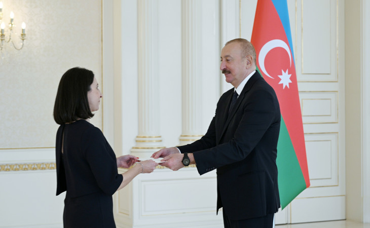 Azərbaycan Prezidenti Fransanın ölkəmizdə yeni təyin olunmuş səfirinin etimadnaməsini qəbul edib