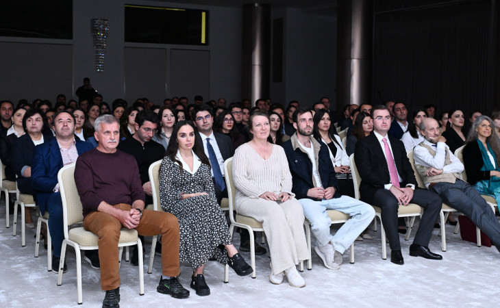 Leyla Əliyeva “Hirkan” sənədli filminin təqdimatında iştirak edib