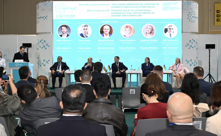 “Medinex 2025” sərgisi çərçivəsində Azərbaycan və Ukraynanın əczaçılıq sahəsindəki imkanları müzakirə olunub