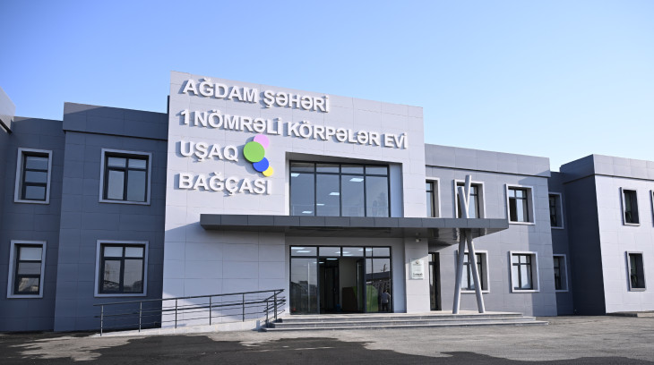 Ağdam şəhərində 1 nömrəli körpələr evi-uşaq bağçası
