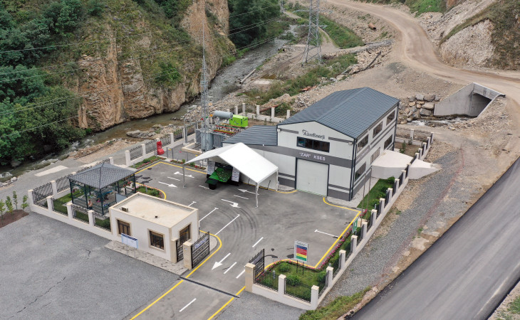 Kəlbəcər rayonunda  4,3 MVt gücündə “Zar” Kiçik Su Elektrik Stansiyası