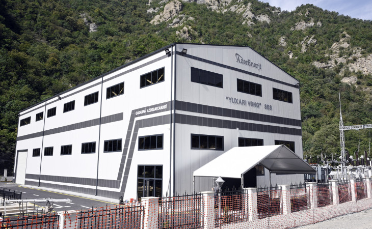 Kəlbəcər rayonunda “Yuxarı Vəng” Su Elektrik Stansiyası