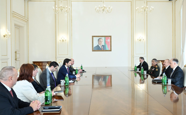 Prezident İlham Əliyev Slovakiya Baş nazirinin müavininin başçılıq etdiyi nümayəndə heyətini qəbul edib
