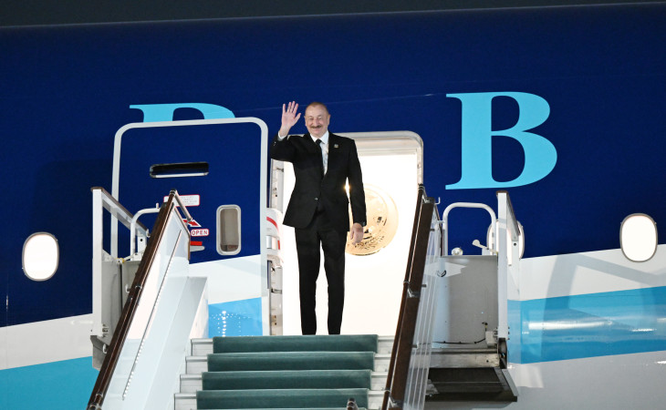 Prezident İlham Əliyevin Özbəkistana səfəri başa çatıb 