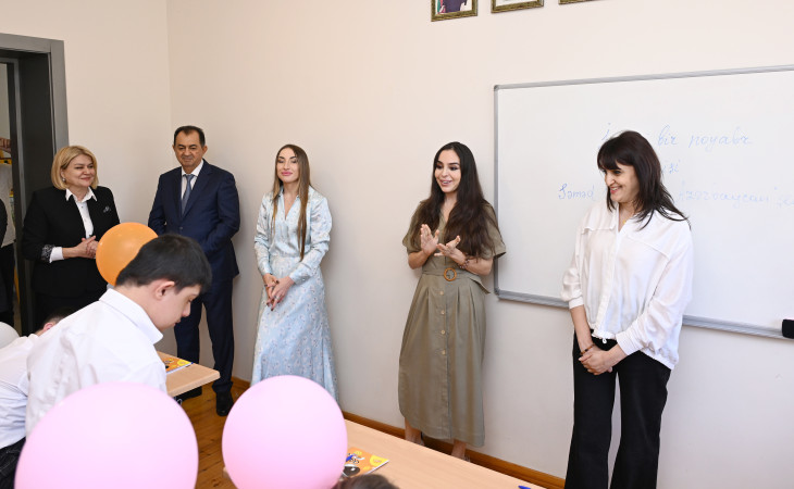 Heydər Əliyev Fondunun vitse-prezidenti Leyla Əliyeva Lənkəranda internat məktəbində olub