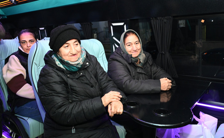 Kəlbəcər şəhərinə növbəti köç karvanı yola salınıb