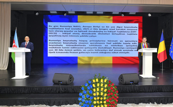 Bakıda Rumıniyanın Milli Günü qeyd edilib