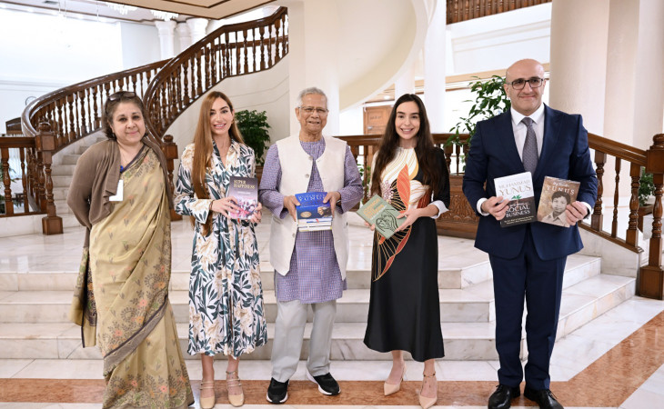 Leyla Aliyeva and Arzu Aliyeva meet with Chief Adviser of Bangladesh’s Interim Government in Dhaka