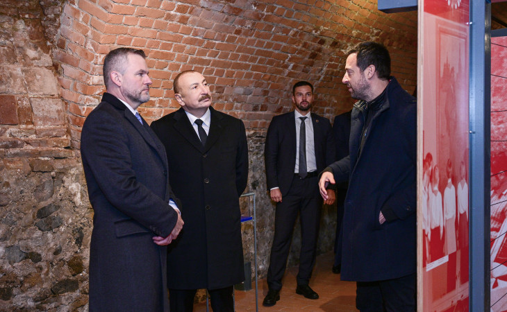 Presidents of Azerbaijan and Slovakia visited Devin Castle in Bratislava