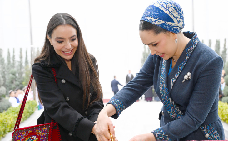 Leyla Əliyeva Türkmənistanda Qayğıya ehtiyacı olan uşaqlara yardım üzrə xeyriyyə Fondunun Avaza filialının açılış mərasimində iştirak edib